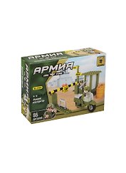 Конструктор пластмассовый Армия Блокпост (22301) (86дет.) (AUSINI) (6+) (коробка)