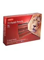 Карандаши цветные пастельные 72цв "Pastel Pencil" кругл., грифель 4мм, в деревянной коробке, (р), DERWENT