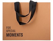 Пакет А4 28*35*11 "For special moments" крафт, горизонт., нейтр.