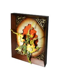 Панно из кожи Цветочная композиция (40х50) (625395)