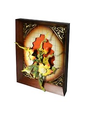 Панно из кожи Цветочная композиция (40х50) (625395)