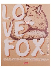 Тетрадь общая «I love», 96 листов в клетку, А5, в ассортименте - Hatber