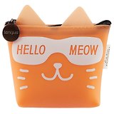 Кошелек на молнии Кошка Hello Meow (ПВХ) (11х8) (LG-8490)