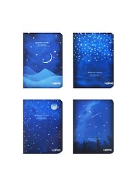 Блокнот с открытым корешком Good friends are like stars (200стр) (12025600)