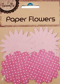 Набор для творчества Набор бумажных цветов Paper Flower, микс цветов и форм (3 вида*3шт)