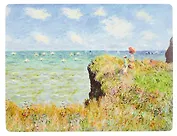 Покрытие на стол А3 "Клод Моне Прогулка по скалам", Be positive