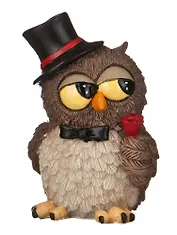 Фигурка Сова в цилиндре 10см  (537-254)