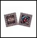 Сувенир Феникс Презент Подставки под кружку из стекла Набор 2шт 9*9см 27848