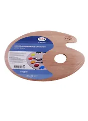 Палитра деревянная овальная "Студия" 20х30 см