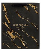 Пакет А4 32*26*12,5 "Black Marble" нейтр. бум.мат - 2
