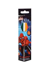 Карандаши цветные 18цв "Spiderman" треугольные, к/к с подвесом, Disney