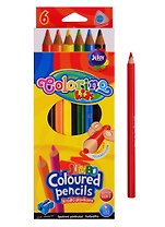 Карандаши цветные Colorino, Kids Jumbo, 6 цветов