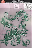 Набор д/творчества Viva Штампы силиконовые "Цветочный орнамент" (14*18см) 400302400