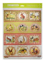 Рисовая бумага для декупажа Craft Premier Пасхальный кролик (CP00690) (А3) (25г/м) (упаковка)
