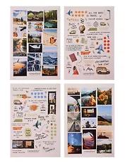 Набор стикеров "Путешествия" (4 листа)