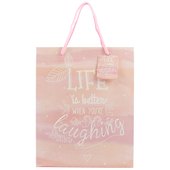 Подарочный пакет «Pink life» А4 - 1