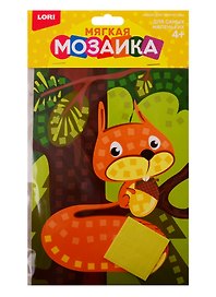 LORI/ЛОРИ Мягкая мозаика Белочка