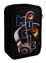 Пенал школьный "Music", 3 отделения