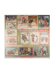 Набор бумага для скрапбукинга (Tz-12996) (10 листов) (30,5х30,5см) (3+) (упаковка)