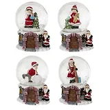 Фигурка декоративная Дети в стеклянном шаре, 4 варианта (4х4х6) (823401)