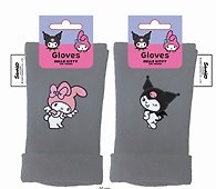 Перчатки без пальцев Sanrio Angel and Devil (текстиль)