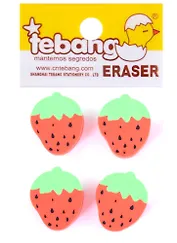 Ластик "Дольки" инд.уп., подвес, ассорти