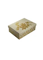 Коробка подарочная "Golden tracery" 20*13.5*6 прямоугольная, гологр.тиснение, картон, Вейксинг