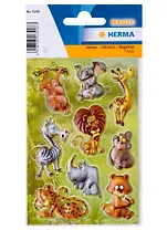 Наклейки "Лев в Африке"