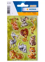 Наклейки "Лев в Африке"