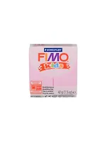 FIMO kids полимерная глина для детей (перламутровый светло-розовый) (8030-206) (42г) (упаковка)