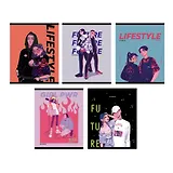 Тетрадь в клетку Listoff, "Lifestyle (Эксклюзив)", 48 листов, в ассортименте