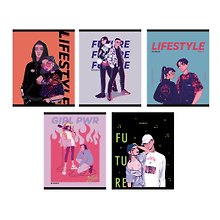 Тетрадь общая «Lifestyle (Эксклюзив)», 48 листов в клетку, A5, в ассортименте - Listoff