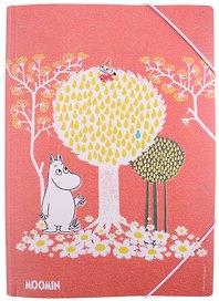 Папка на резинке «MOOMIN. Муми -тролль и малышка Мю» А5