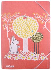 Папка на резинке А5 MOOMIN "Муми-тролль и малышка Мю
