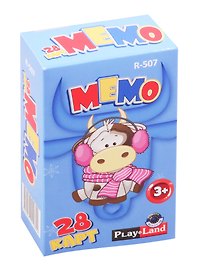 Мемо «Коровка» 28 карточек, Play Land