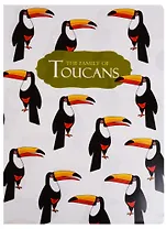 Папка-уголок А4 "Туканы", пластик 0,18мм