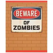 Тетрадь в клетку Listoff, "Опасность!", 48 листов, в ассортименте