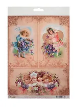 Декупажная карта Детки (S-134) (упаковка)