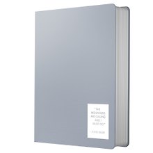 Записная книжка «Nuances. Дымка» А6+, 136 листов в клетку, экокожа, Listoff