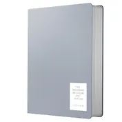 Записная книжка А6+ 136л кл. "NUANCES. Дымка" 7БЦ, иск.кожа, нашивка, скругл.углы, ляссе