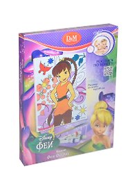 Набор для росписи по холсту Фея Фауна (Disney Феи) (53722) (24х18см) (Делай с мамой) (7+) (коробка)