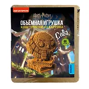 77527 Конструктор объемный из картона Сова, 66 деталей.