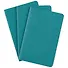 Набор книг для записей Moleskin Cahier Journal Pocket, 3 штуки, голубые, 32 листа, А6 - 2