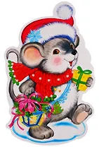 Мини-плакат вырубной "Мышонок"