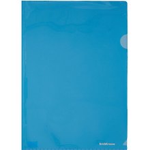 Папка -уголок «Glossy Classic» А4, пластик, синяя, Erich Krause