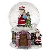 Фигурка декоративная Дети в стеклянном шаре, 4 варианта (4х4х6) - 1