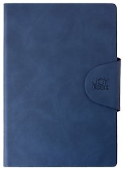 Ежедневник недатированный «Snap book. No 6» А5, тёмно-серый, 136 листов, экокожа, Listoff