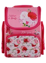 Ранец школьный "Pink dream" жёстк.каркас, 38*34*21, влагонепрониц.полиэстер, вентил.эргоном.спинка, уплотн.лямки, светоотраж.элементы, карман-органайзер