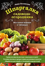 Шпаргалка садовода-огородника. Все самое важное в таблицах