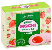 Японское пирожное  моти Клубника, 140г